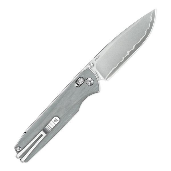 Ніж складаний туристичний SRM Terrier 258L-GK2 (9.3 см) 140Cr / G10 сірий 258L-GK2 фото