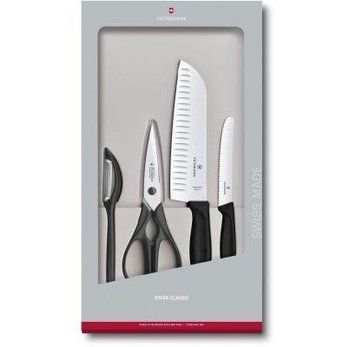 Набір кухонних ножів Victorinox SwissClassic (4 предмети) 4009124 фото