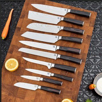 Набор кухонных ножей MAGURA Kitchen 11в1 (Wood) 1455 фото