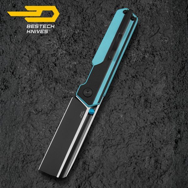 BESTECH TARDIS G10 Handle Black PVD+Satin D2 Blade Liner Lock BG54F BG54F фото