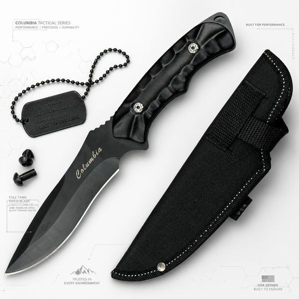 Нож фиксированный Columbia Black 1201 фото