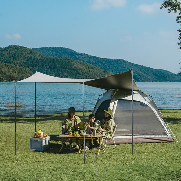 Намет чотиримісний із тентом автоматичний Naturehike Ango CNK2550WS010, коричневий 71449 фото