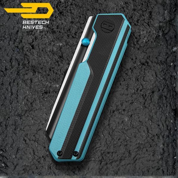 BESTECH TARDIS G10 Handle Black PVD+Satin D2 Blade Liner Lock BG54F BG54F фото
