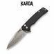 Нож Складной Karda J313 Black Damascus J313B фото 1