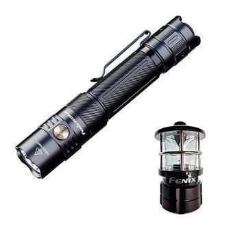 Ліхтар тактичний ручний Fenix PD35R ACE LED 2000 лм + наключний ліхтар CL01 (чорний) | Лімітована серія PD35RACE-CL01B фото