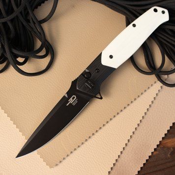 Нож Складной BESTECH SWORDFISH BG62A Black and White G10 BG62A фото