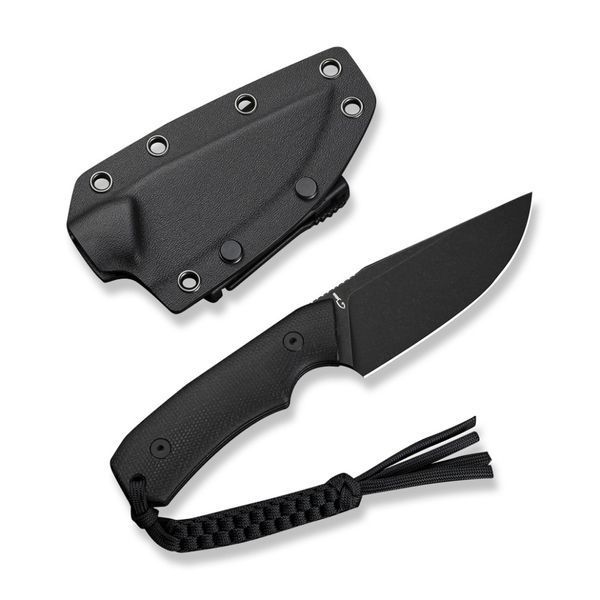 Нож фиксированный тактический Civivi Gander, (9.2 см) 14C28N/Micarta черный C24058B-2 фото