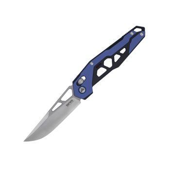 Ніж складаний туристичний SRM Mecha 9225-GI, (8.3 см) D2 / G10 блакитний 9225-GI фото
