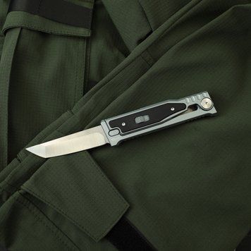 Нож Гравитационный фронтальный Titanium (Tanto) 1740 фото