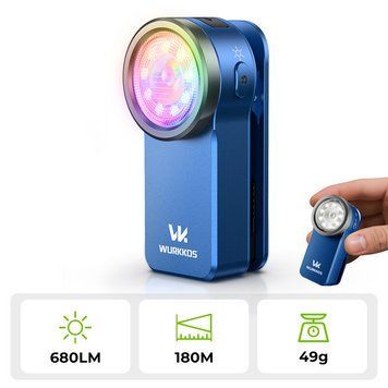 Компактний ліхтарик Wurkkos HD03 680LM Blue HD03-CSP-BL-6K-2 фото