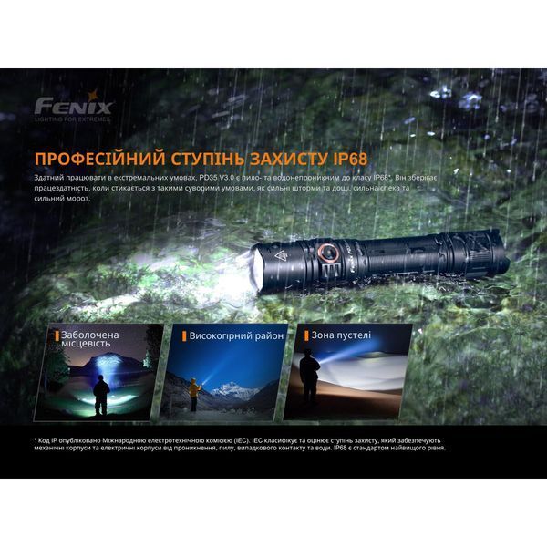 Фонарь ручной Fenix PD35 V3.0 PD35V30 фото
