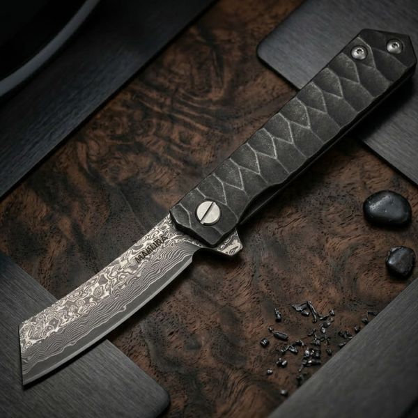 Складной нож Magura D051 Damascus Razor 1521 фото
