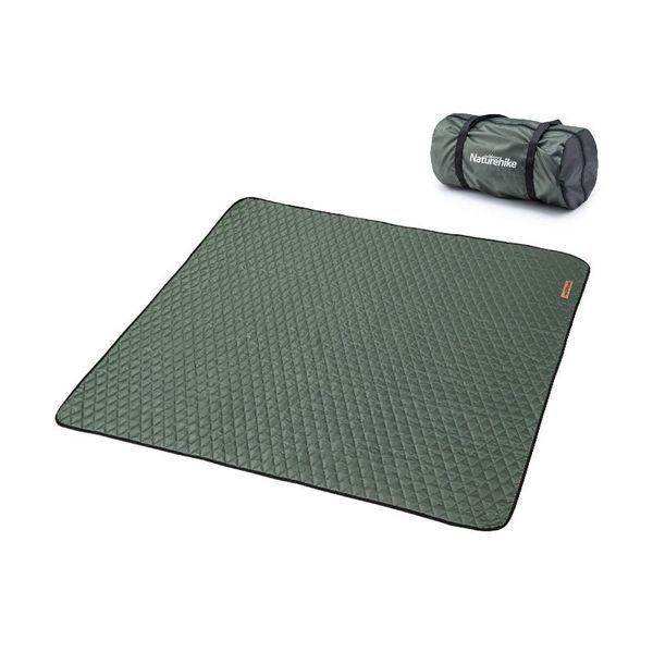 Килимок вологозахисний бавовняний Naturehike NH20FCD11, 180*200 см, темно-зелений 6927595766163 фото