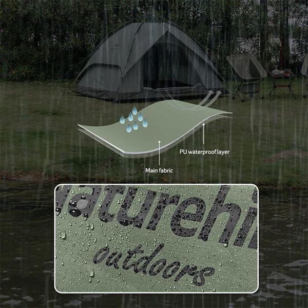 Намет тримісний автоматичний Naturehike NH21ZP008, темно-зелений 61660 фото