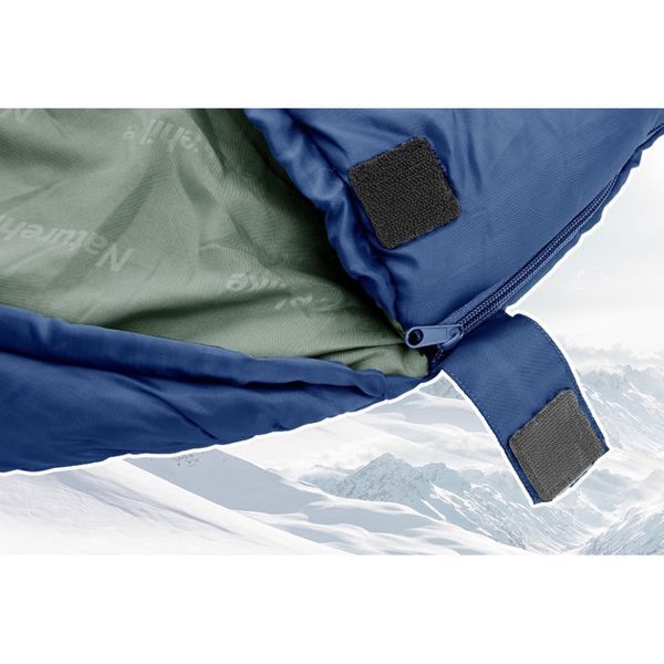 Спальник с капюшоном Naturehike MJ600 CNK2300SD014, темно-голубой 6976507663977 фото