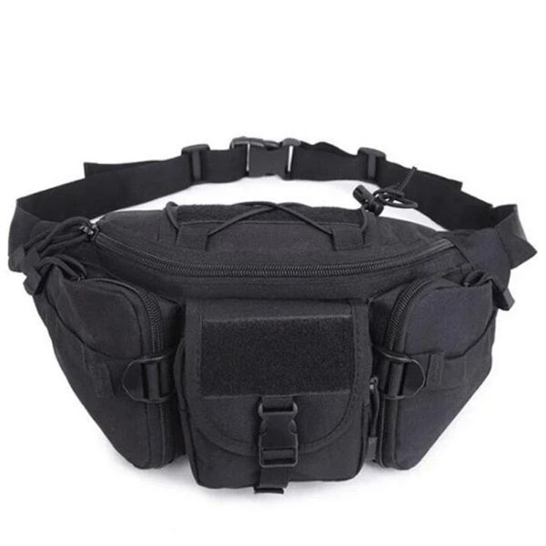 Тактична сумка бананка Black 570 фото