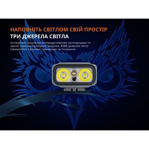Ліхтар наключний Fenix E06R, чорно-коричневий | Лімітована серія 72431 фото