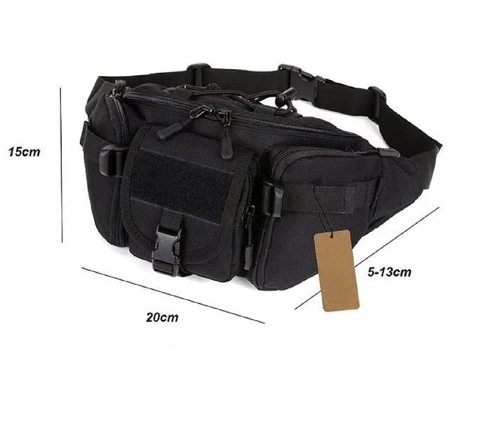 Тактична сумка бананка Black 570 фото