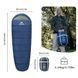 Спальник с капюшоном Naturehike MJ600 CNK2300SD014, темно-голубой 6976507663977 фото 2