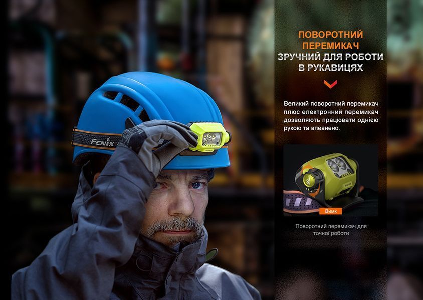 Фонарь налобный Fenix WH23R с бесконтактным датчиком WH23R фото