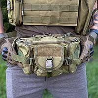 Тактическая сумка бананка Olive 615 фото