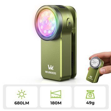 Компактний ліхтарик Wurkkos HD03 680LM Olive HD03-CSP-OL-6K-2 фото