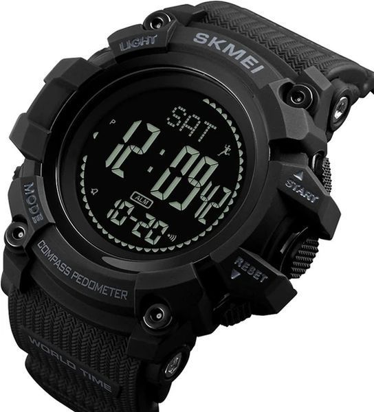 Кварцево-электронные часы Skmei 1356BK Compass 1356BK фото