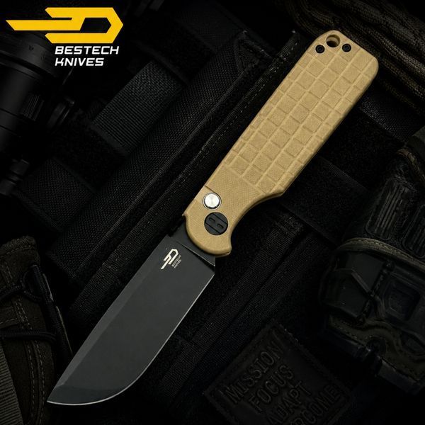 Ніж Складаний BESTECH GLOK BG55C Coyote G10 BG55C фото
