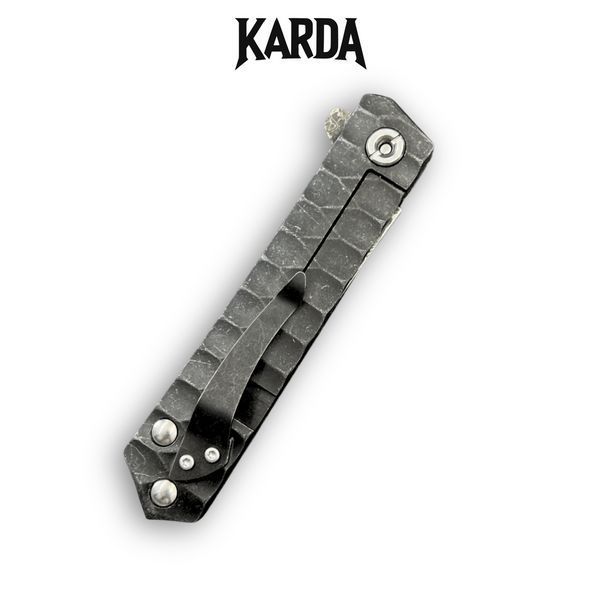 Ніж Складний Karda D051 Damascus Tanto 1520 фото