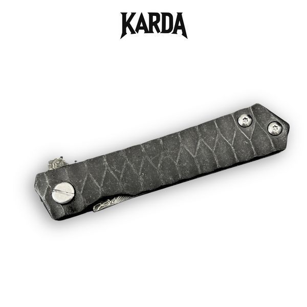 Ніж Складний Karda D051 Damascus Tanto 1520 фото