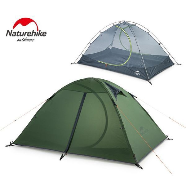 Намет двомісний ультралегкий Naturehike NH15Z006-P, темно-зелений 6927595741993 фото