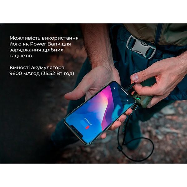 Портативний фумігатор-павербанк Flextail Max Repel S, зелений MR9600-GN-i фото