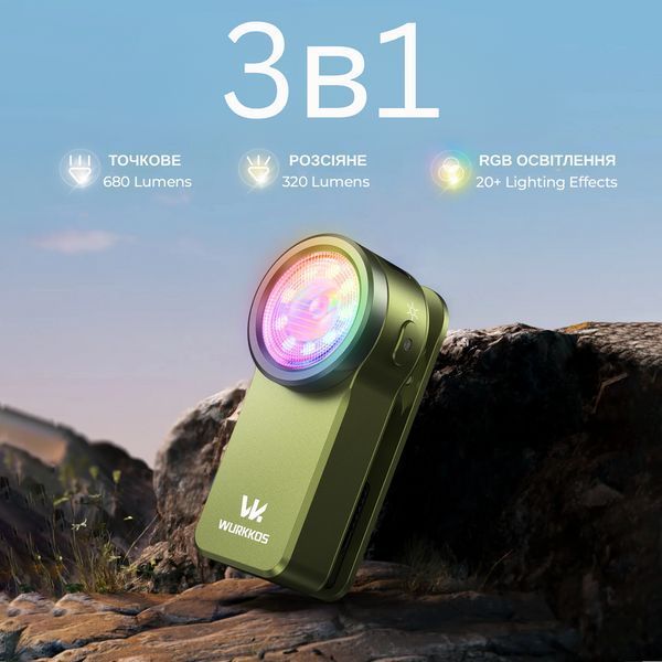 Компактний ліхтарик Wurkkos HD03 680LM Olive HD03-CSP-OL-6K-2 фото
