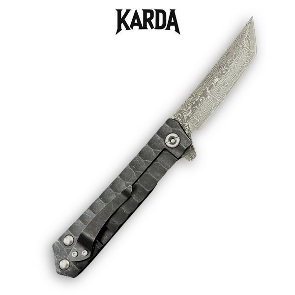 Ніж Складний Karda D051 Damascus Tanto 1520 фото