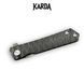 Ніж Складний Karda D051 Damascus Tanto 1520 фото 4