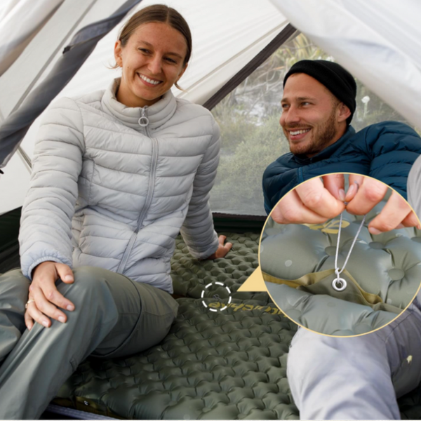 Матрас туристический надувной одноместный Naturehike CNH22DZ018, сверхлегкий, 183х58х7 см, зеленый, для туризма с мешком для надува. 6975641888536 фото