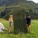 Матрас туристический надувной одноместный Naturehike CNK2550WS019, 200х60х6.5 см, зеленый, для кемпинга с мешком для надува. 6977465869630 фото 7