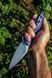 Ніж складаний туристичний Ruike Fang P105-Q, (9.2 см) 14C28N / G10 синій P105-Q фото 9