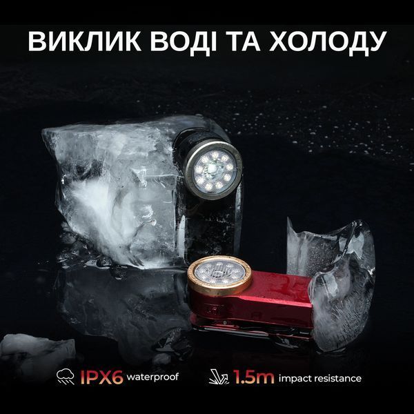 Компактний ліхтарик Wurkkos HD03 680LM Red HD03-CSP-DE-6K-2 фото