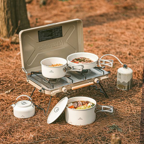Сковорідка зі складаною ручкою Naturehike CNK2450CF013, 17,5 см, алюміній, біла 70936 фото