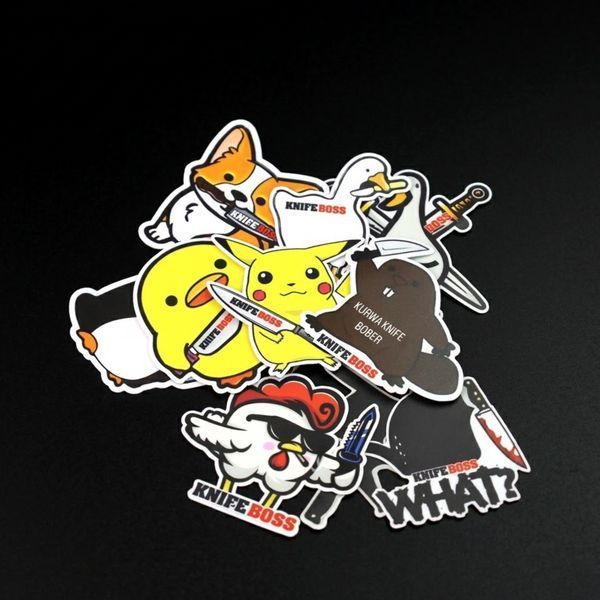 Knife Boss Sticker Pack 10шт 1111 фото