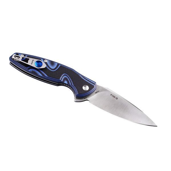 Ніж складаний туристичний Ruike Fang P105-Q, (9.2 см) 14C28N / G10 синій P105-Q фото