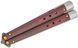 Нож Benchmade "Necron Limited", balisong, weehawk dama, lava flow fat carbon 4009039 фото 3