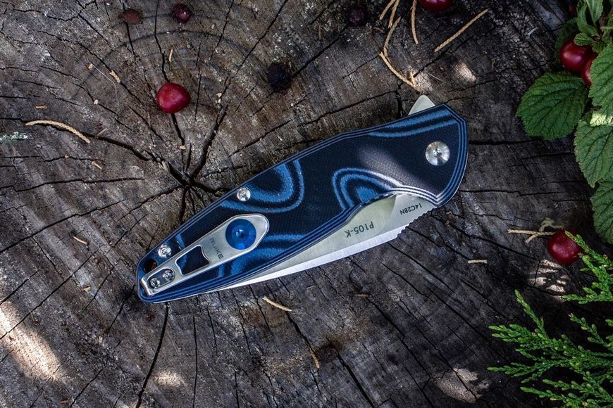 Ніж складаний туристичний Ruike Fang P105-Q, (9.2 см) 14C28N / G10 синій P105-Q фото