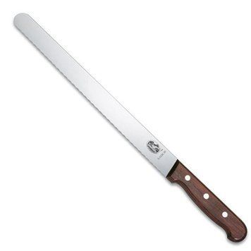 Нож кухонный для вырезки Victorinox Wood 36 см, розовое дерево. 4004458 фото