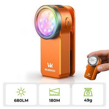 Компактний ліхтарик Wurkkos HD03 680LM Orange HD03-CSP-OR-6K-2 фото