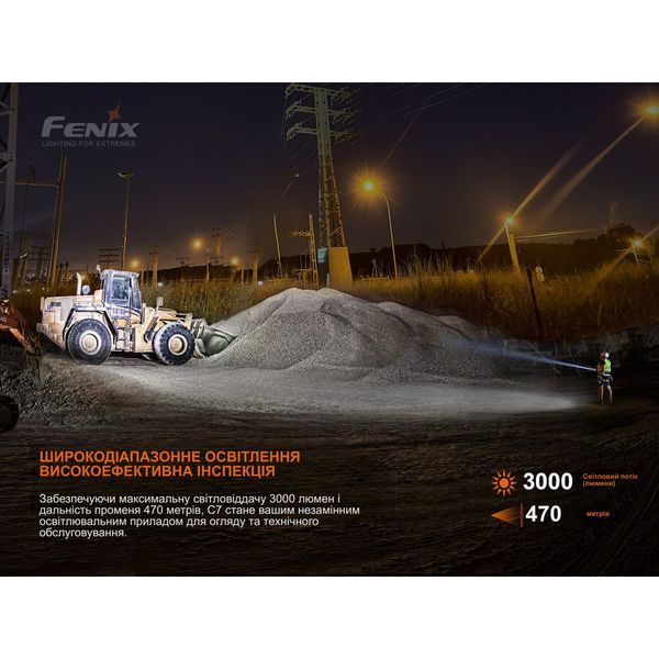 Ліхтар ручний Fenix C7 зелений | Лімітована серія 72435 фото
