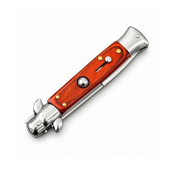 Нож Выкидной стилет AKC Wood j037W фото