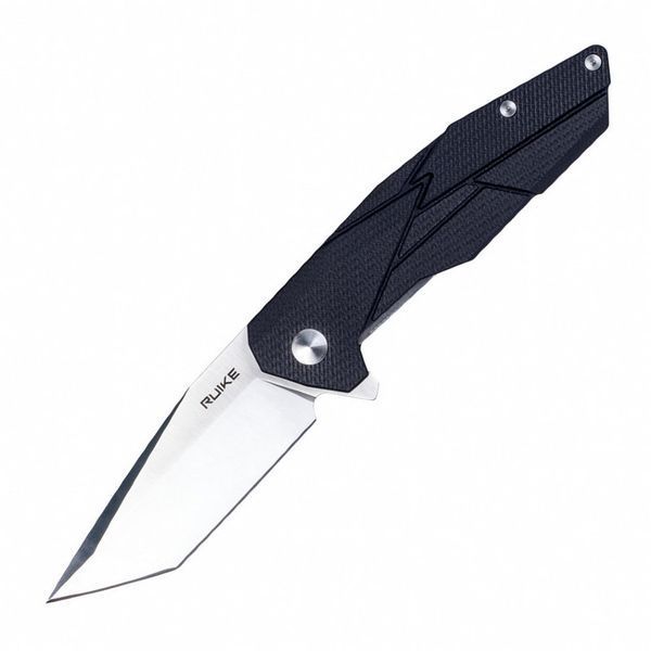 Ніж складаний туристичний Ruike P138-B, (9 см) 14C28N / G10 чорний P138-B фото