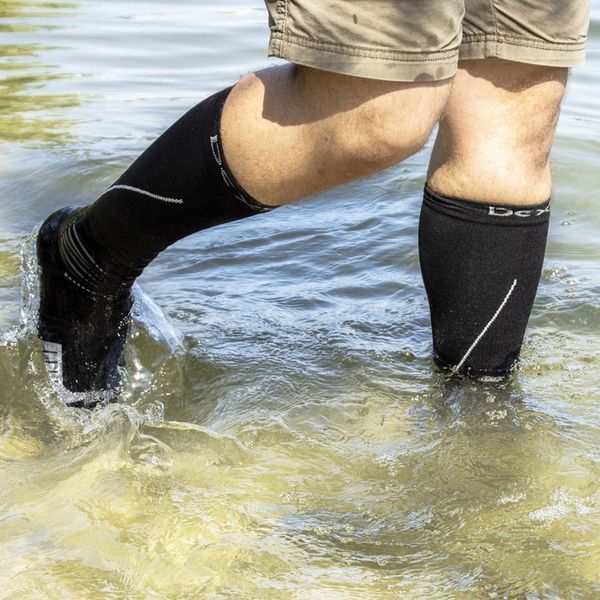 Шкарпетки водонепроникні Dexshell Compression Mudder, р-р XL, сірі 50956 фото